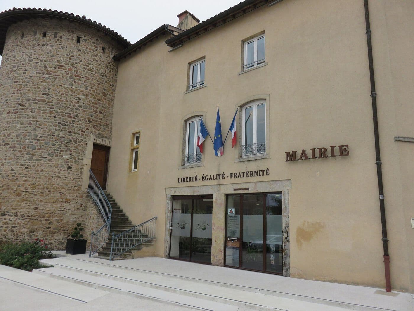 La mairie de Brindas, dans le Rhône